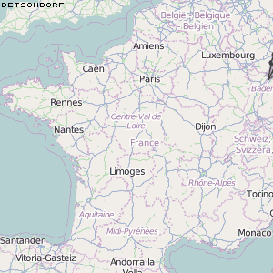 Betschdorf Karte Frankreich