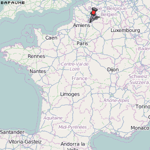 Bapaume Karte Frankreich