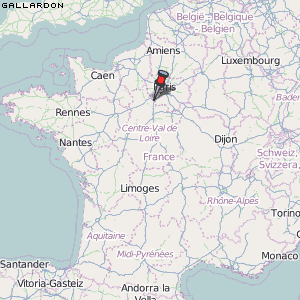 Gallardon Karte Frankreich