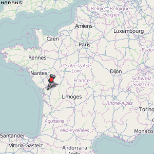 Marans Karte Frankreich