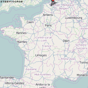 Steenvoorde Karte Frankreich