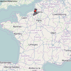 Quincampoix Karte Frankreich