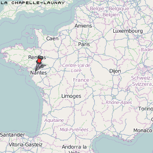 La Chapelle-Launay Karte Frankreich