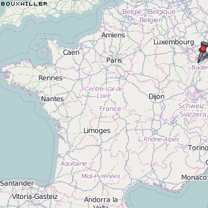 Bouxwiller Karte Frankreich