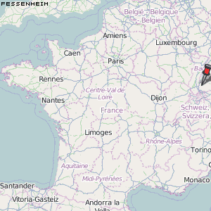 Fessenheim Karte Frankreich