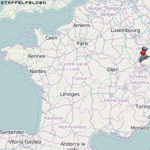 Staffelfelden Karte Frankreich