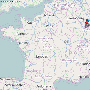 Marmoutier Karte Frankreich