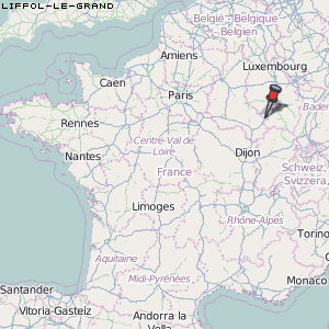 Liffol-le-Grand Karte Frankreich
