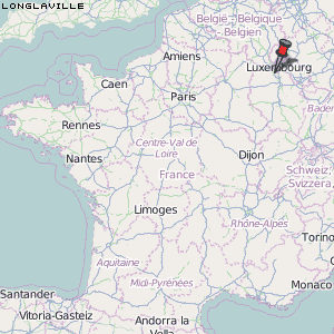Longlaville Karte Frankreich