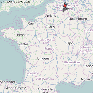 La Longueville Karte Frankreich