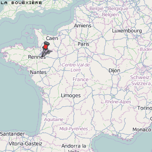 La Bouëxière Karte Frankreich