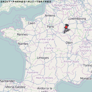 Saint-Parres-aux-Tertres Karte Frankreich