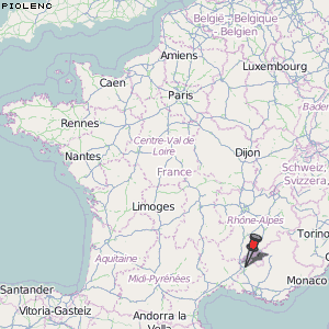 Piolenc Karte Frankreich