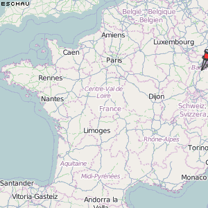 Eschau Karte Frankreich