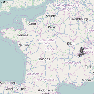Viry Karte Frankreich