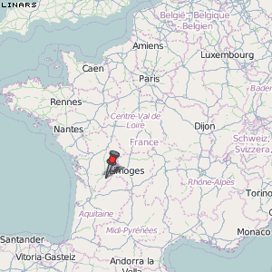 Linars Karte Frankreich