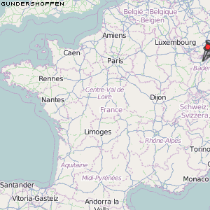 Gundershoffen Karte Frankreich