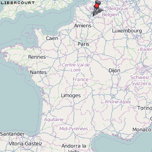Libercourt Karte Frankreich