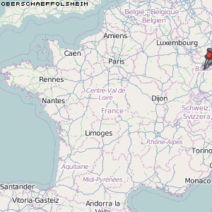 Oberschaeffolsheim Karte Frankreich