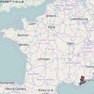 Puget-Ville Karte Frankreich