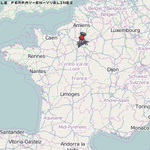 Le Perray-en-Yvelines Karte Frankreich