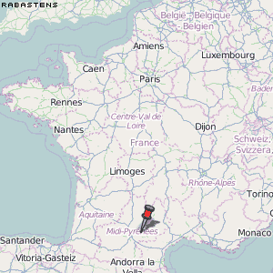 Rabastens Karte Frankreich