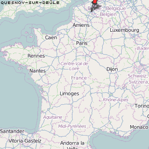 Quesnoy-sur-Deûle Karte Frankreich