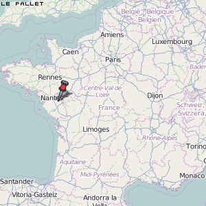 Le Pallet Karte Frankreich