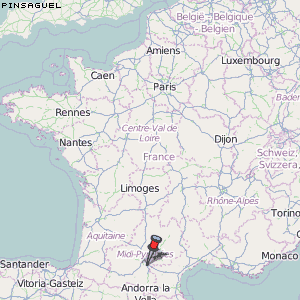 Pinsaguel Karte Frankreich