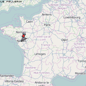 Le Pellerin Karte Frankreich