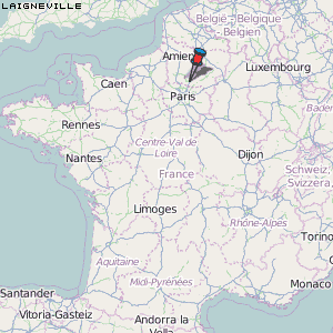 Laigneville Karte Frankreich