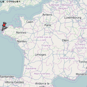 Le Conquet Karte Frankreich