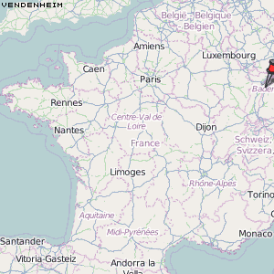 Vendenheim Karte Frankreich