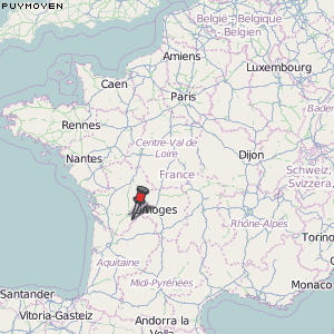 Puymoyen Karte Frankreich
