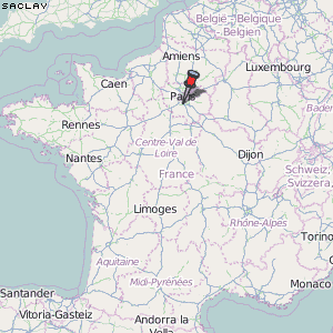 Saclay Karte Frankreich