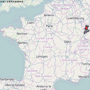 Kaysersberg Karte Frankreich