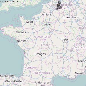 Quarouble Karte Frankreich