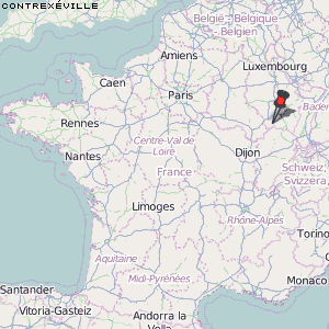Contrexéville Karte Frankreich