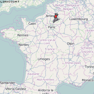 Liancourt Karte Frankreich