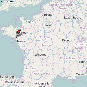 Sulniac Karte Frankreich