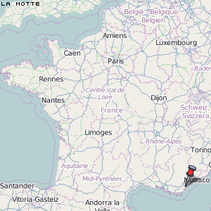 La Motte Karte Frankreich