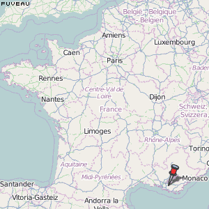 Fuveau Karte Frankreich