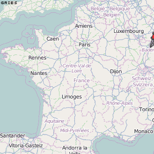 Gries Karte Frankreich