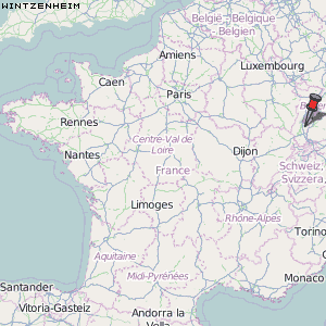 Wintzenheim Karte Frankreich