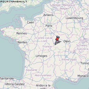 Fourchambault Karte Frankreich