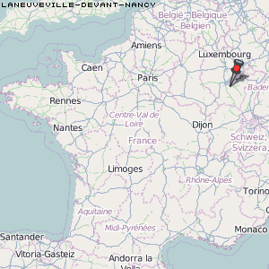 Laneuveville-devant-Nancy Karte Frankreich