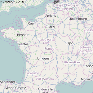Hondschoote Karte Frankreich
