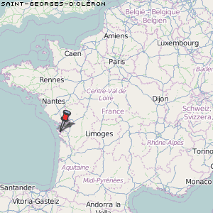 Saint-Georges-d'Oléron Karte Frankreich