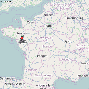Pornic Karte Frankreich