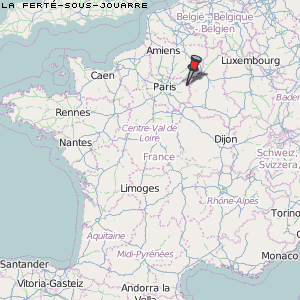 La Ferté-sous-Jouarre Karte Frankreich